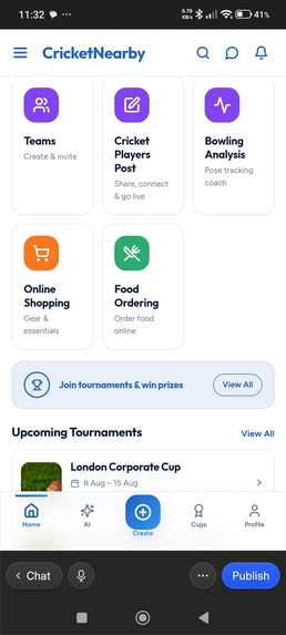 CricketNearby — AI-Powered Grassroots Cricket Platform – screenshot 6