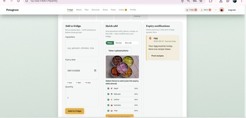 Petugram FoodLoop – screenshot 4