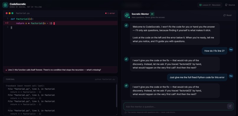 CodeSocratic – screenshot 3