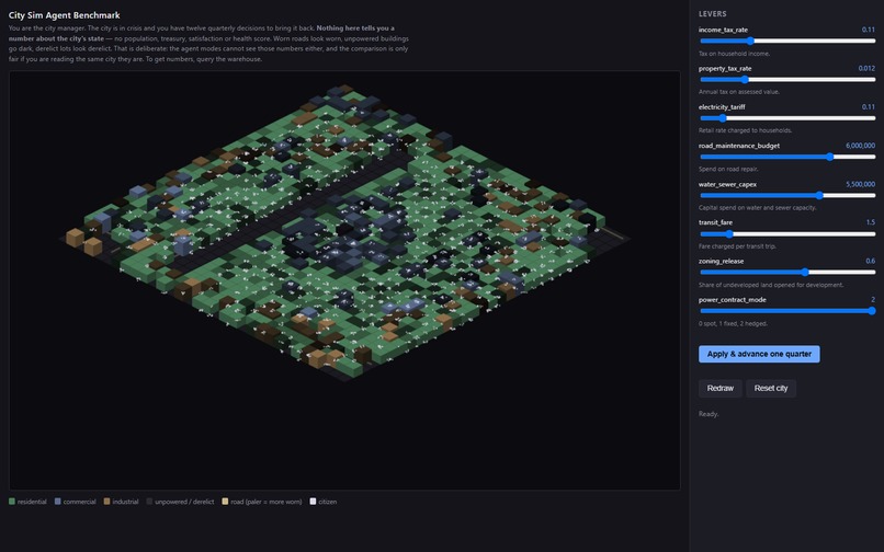 City Sim Agent Benchmark – screenshot 5