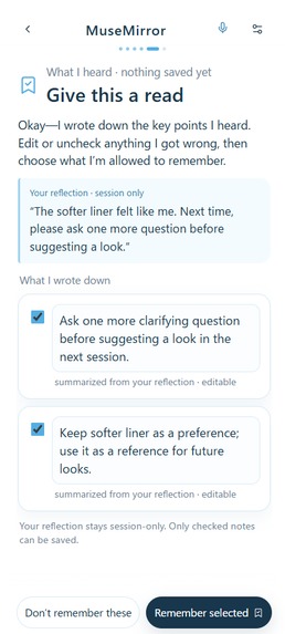 MuseMirror – screenshot 11