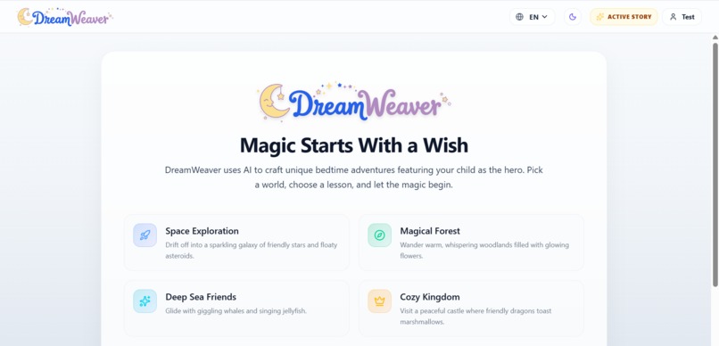 Dreamweaver - AI Bedtime Story Generator – screenshot 6