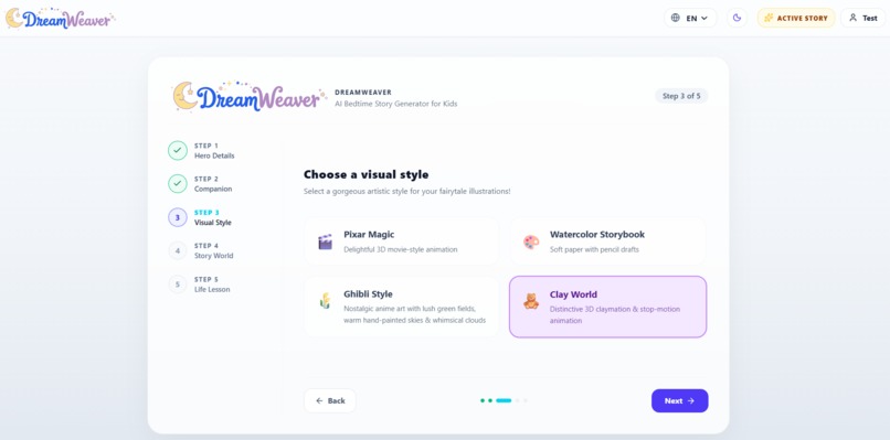 Dreamweaver - AI Bedtime Story Generator – screenshot 8