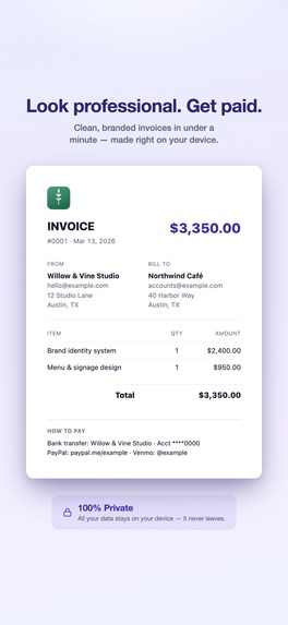 Local Invoice – screenshot 2