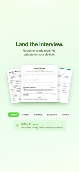 LocalResume – screenshot 2