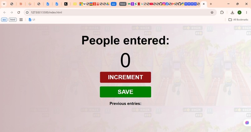 Passenger Counting App  – screenshot 1