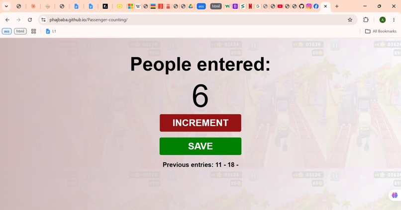 Passenger Counting App  – screenshot 4