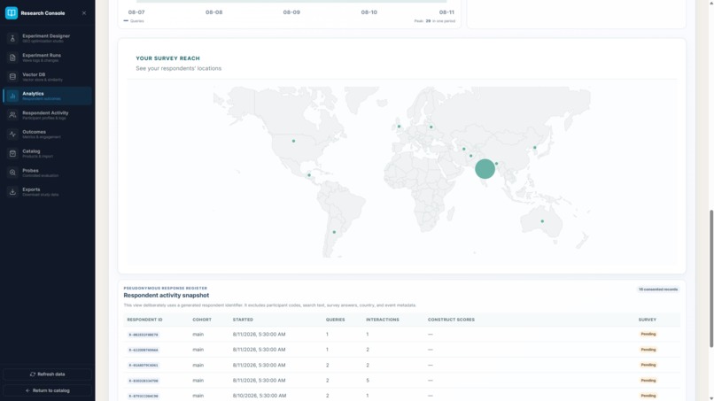 GEO Experiment Platform – screenshot 13