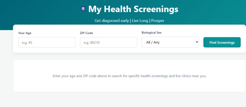 Health Screenings by Kadeon Thomas – screenshot 1