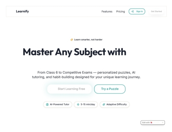 Learnify – screenshot 1
