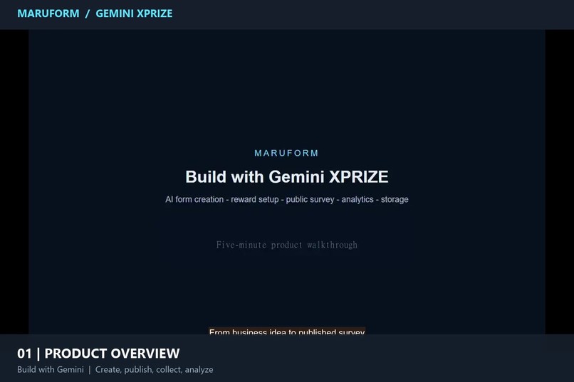 MaruForm: Gemini-Powered Autonomous Form & Workflow Platform – screenshot 1