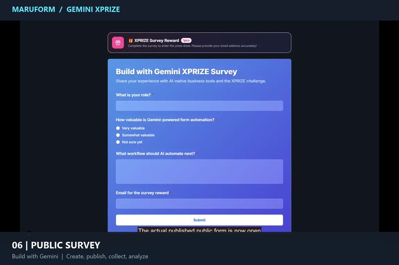 MaruForm: Gemini-Powered Autonomous Form & Workflow Platform – screenshot 6
