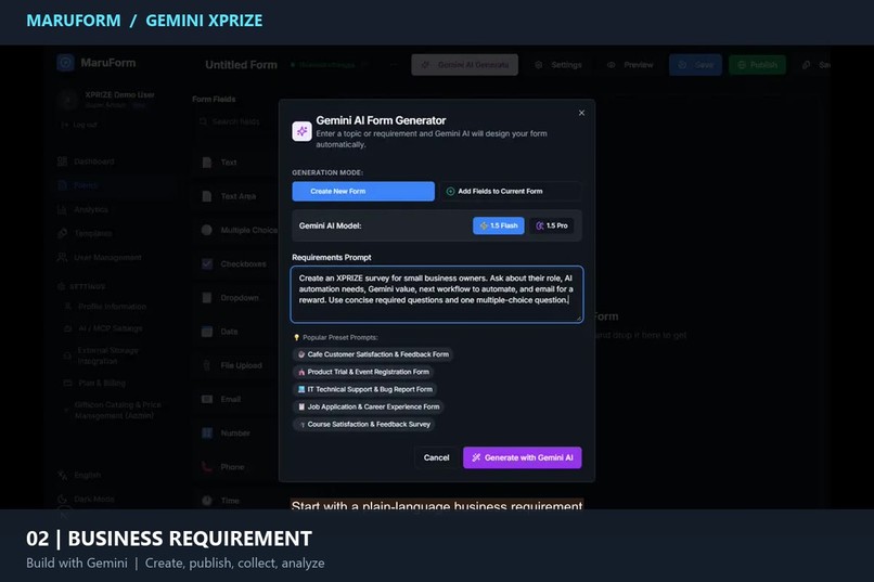 MaruForm: Gemini-Powered Autonomous Form & Workflow Platform – screenshot 8