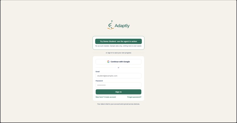 Adaptly – screenshot 1