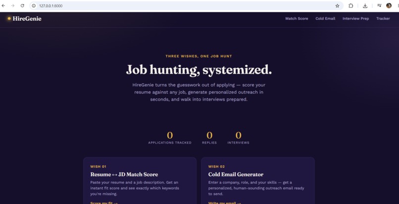 HireGenie – screenshot 1
