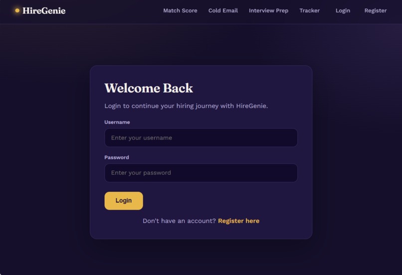 HireGenie – screenshot 3