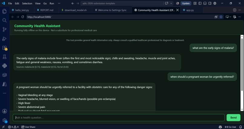 community health assistant – screenshot 1