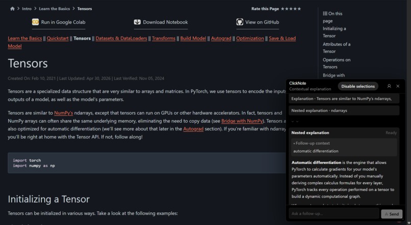 ClickNote – screenshot 3