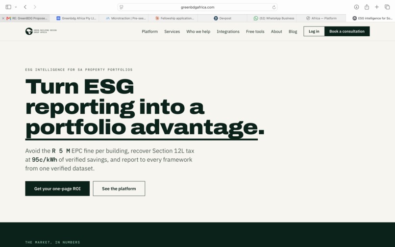 AI-Enabled ESG Data Optimisation – screenshot 1