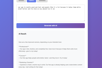 AI Writing Assistant