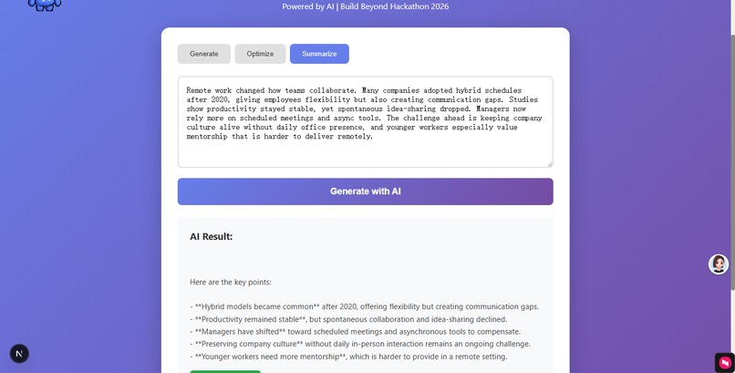 AI Writing Assistant – screenshot 2