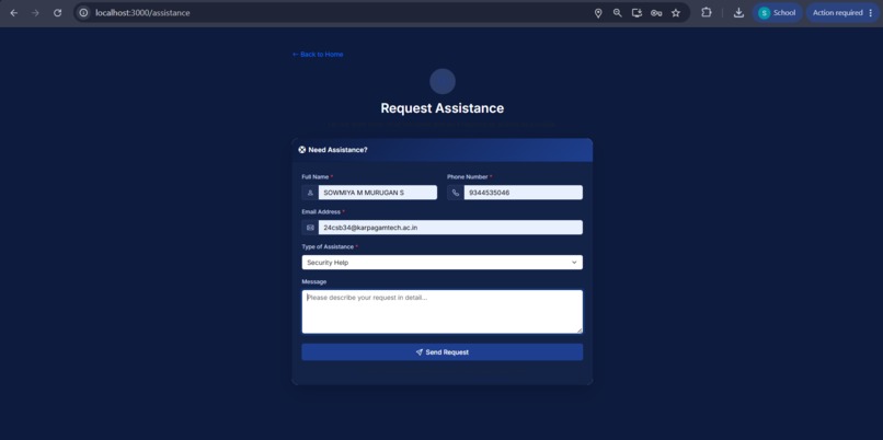 Smart Visitor Management System – screenshot 1