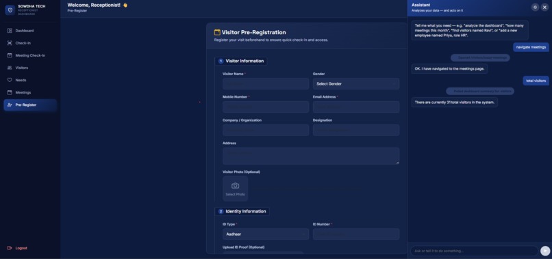 Smart Visitor Management System – screenshot 2