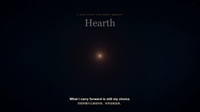 Hearth — A Save Point for Agent Memory – screenshot 1