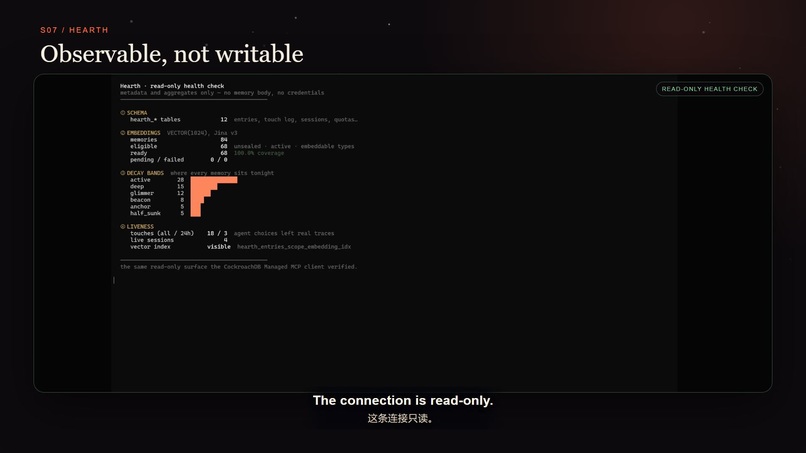 Hearth — A Save Point for Agent Memory – screenshot 3