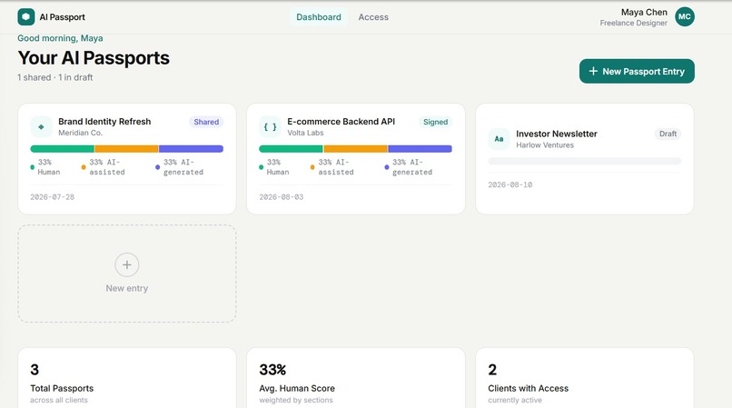 ClearWork — simple, evokes transparency – screenshot 1
