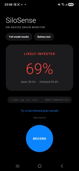 SiloSense – screenshot 2