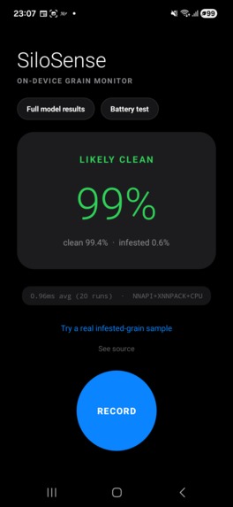 SiloSense – screenshot 3