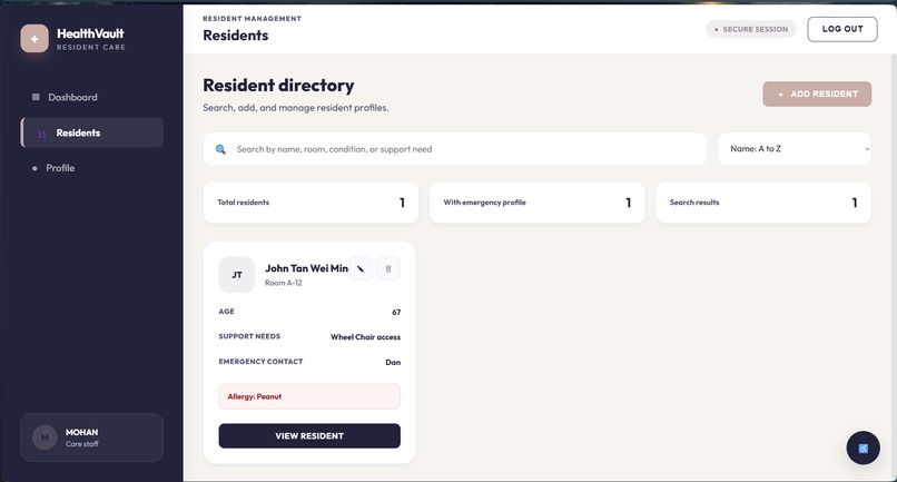 Health Vault – screenshot 3