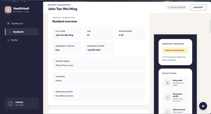Health Vault – screenshot 4
