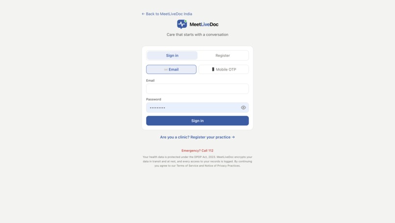 docmeet – screenshot 1