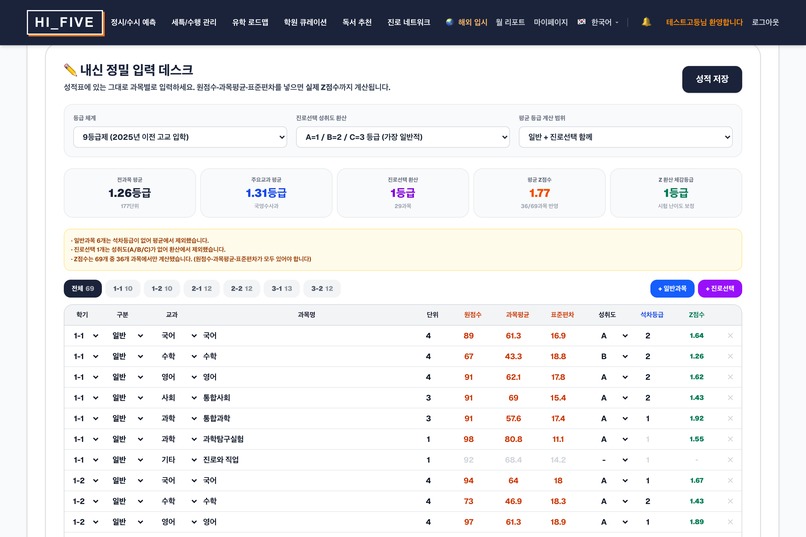 hi-sight Student Management Platform – screenshot 5