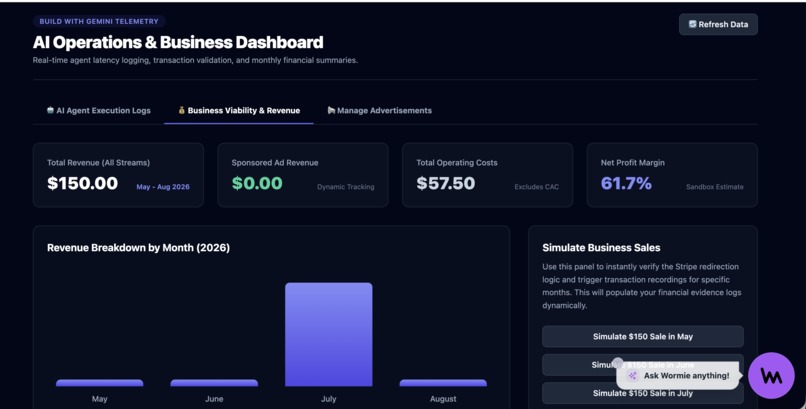 Worm Live Demo URL: https://wormie.app – screenshot 12