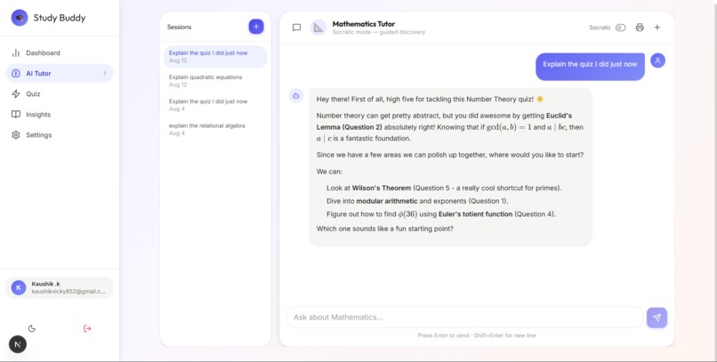 StudyBuddy AI  – screenshot 9