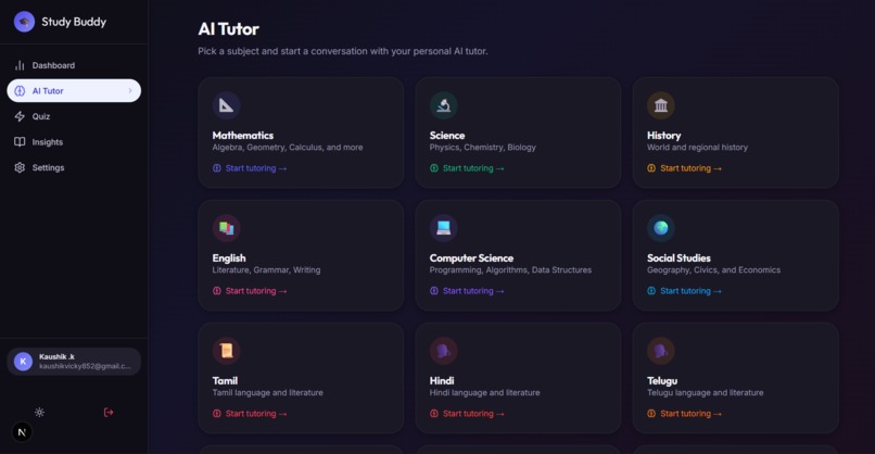StudyBuddy AI  – screenshot 11