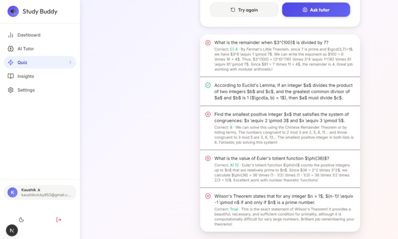 StudyBuddy AI  – screenshot 16