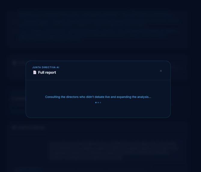 Junta Directiva AI – screenshot 2
