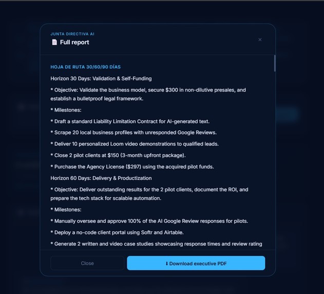 Junta Directiva AI – screenshot 3
