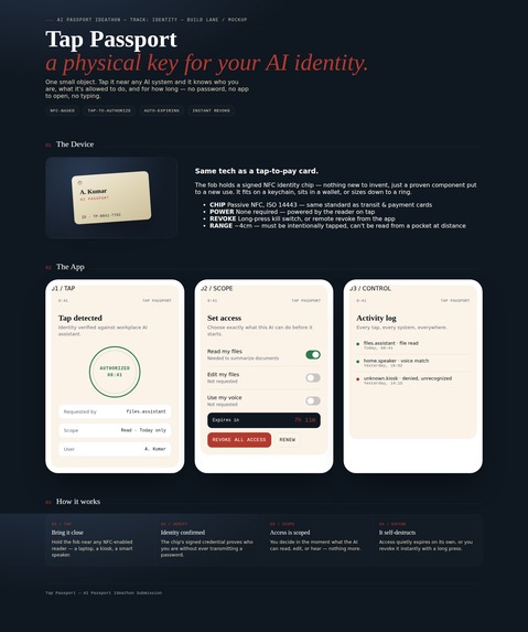 Tap Passport – screenshot 1