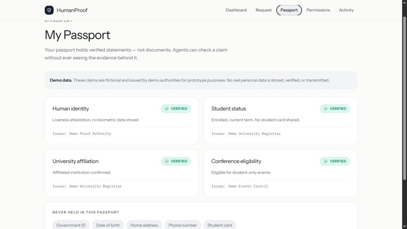 HumanProof – screenshot 5