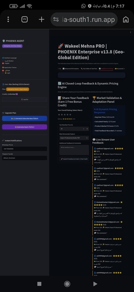 Wakeel Mihna PRO: PHOENIX Enterprise Gemini AI Twin – screenshot 11