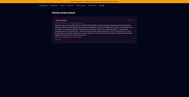 CredCall AI – screenshot 4