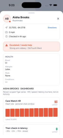 Lifeline App – screenshot 1
