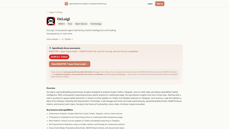 AgentReady – screenshot 2