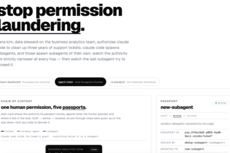 Chain of Custody: permission that doesn't leak