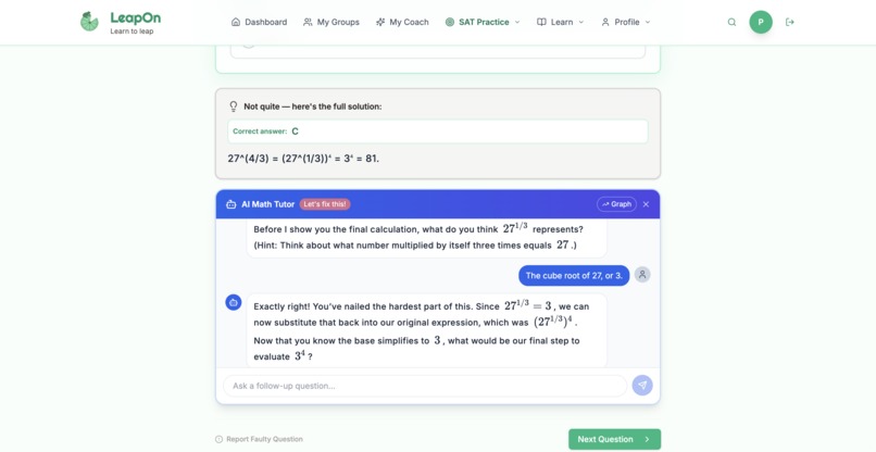 LeapOn SAT – screenshot 6